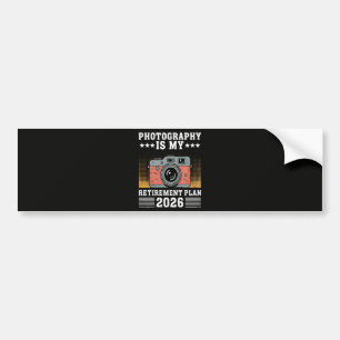 Fotografie ist mein Rentenplan 2026 Autoaufkleber