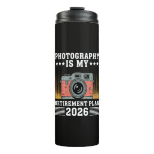 Fotografie ist mein Rentenplan 2026 Thermosbecher