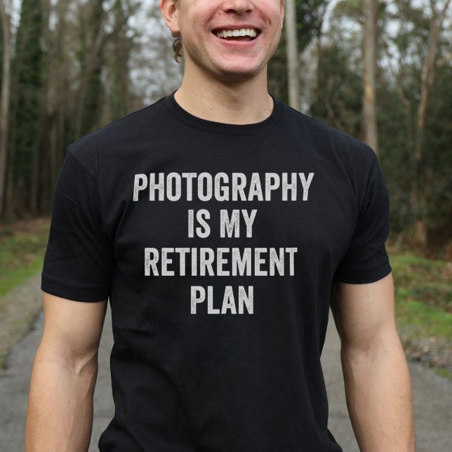 Fotografie ist mein Vintager Rentenplan T-Shirt (Von Creator hochgeladen)