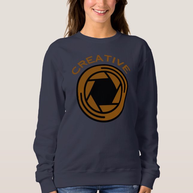 Fotografie Kreatives Cooles Fotografiedesign Sweatshirt (Vorderseite)