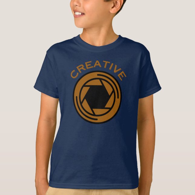 Fotografie Kreatives Cooles Fotografiedesign T-Shirt (Vorderseite)