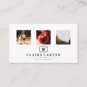 Fotografie   Logo für Fotokamera Visitenkarte