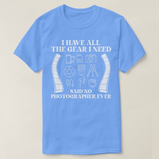 Fotografie Lover Funny Foto Camera Fotograf T-Shirt (Design vorne)