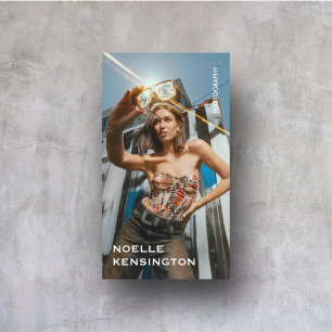 Fotografie-Minimalist-Magazin Moderne Eleganz Visitenkarte