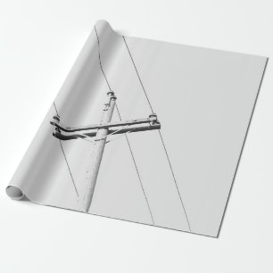 FOTOGRAFIE MIT GERINGEM SCHWERE ELEKTRISCHE POST GESCHENKPAPIER