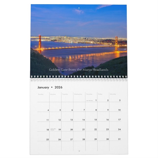 Fotografie Rob Bohning, Kalifornien-Kalender 2014 Kalender (Jan 2026)