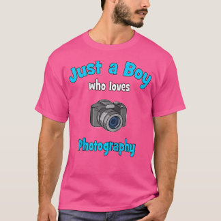 Fotografie-Shirt für Jungen Kinderfotografie Basi T-Shirt