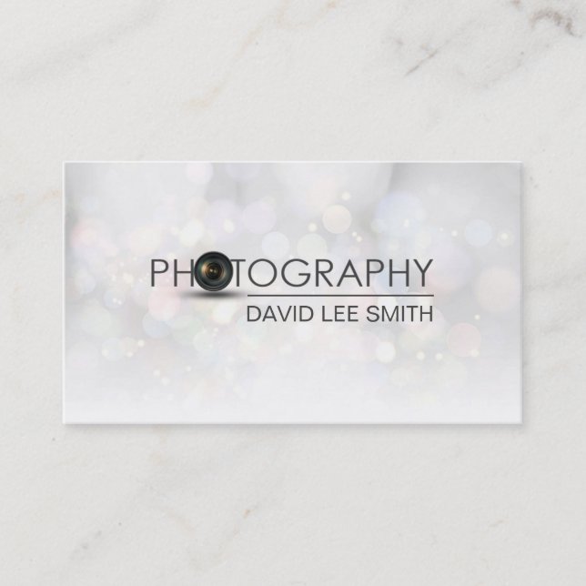 Fotografie Studio für Fotografen Visitenkarte (Vorderseite)