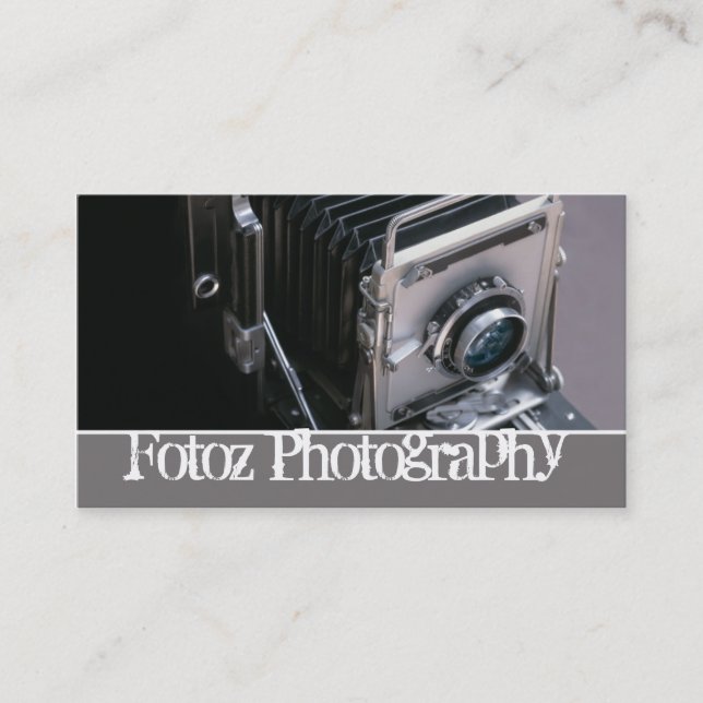 Fotografie Visitenkarte (Vorderseite)