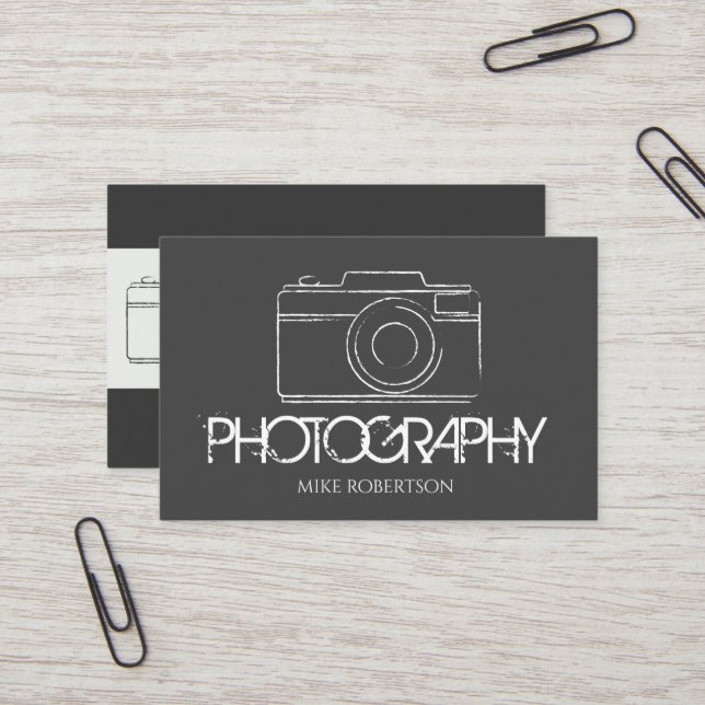 Fotografie Visitenkarte (Vorderseite/Rückseite Beispiel)