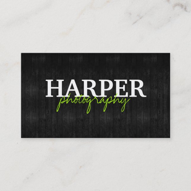 Fotografie Visitenkarte (Vorderseite)