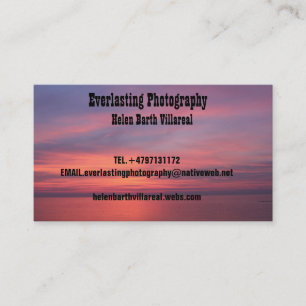 Fotografie-Visitenkarte Visitenkarte