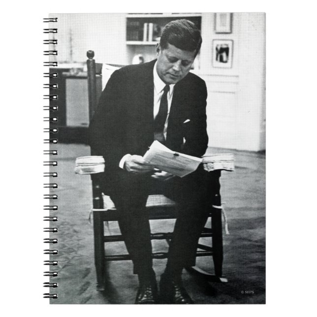 Fotografie von John F. Kennedy 2 Notizblock (Vorderseite)