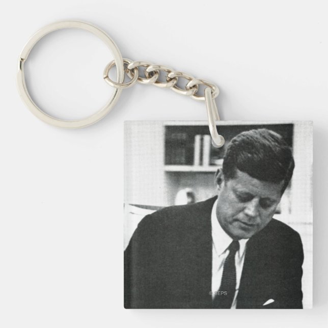 Fotografie von John F. Kennedy 2 Schlüsselanhänger (Vorderseite)