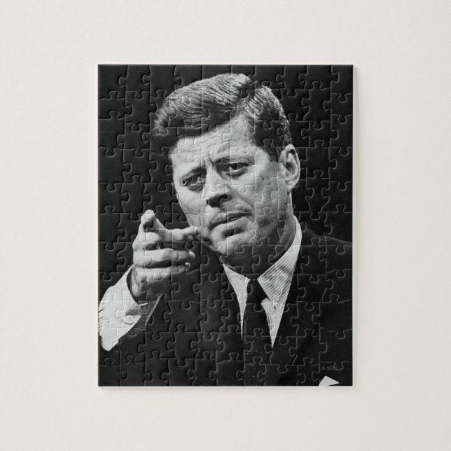 Fotografie von John F. Kennedy 3 (Vertikal)