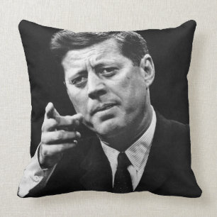Fotografie von John F. Kennedy 3 Kissen
