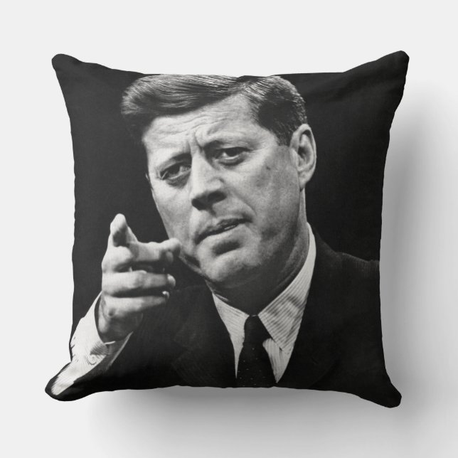 Fotografie von John F. Kennedy 3 Kissen (Vorderseite)
