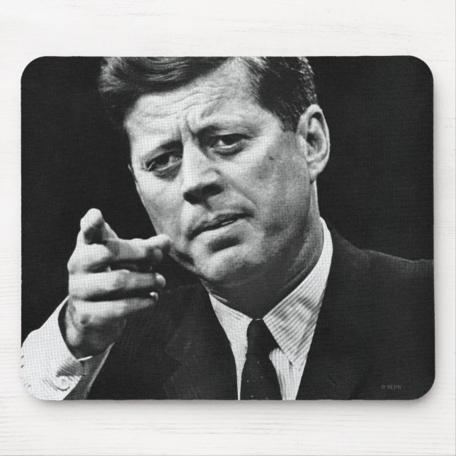 Fotografie von John F. Kennedy 3 Mousepad (Vorne)