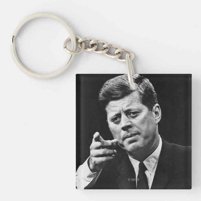 Fotografie von John F. Kennedy 3 Schlüsselanhänger (Vorderseite)