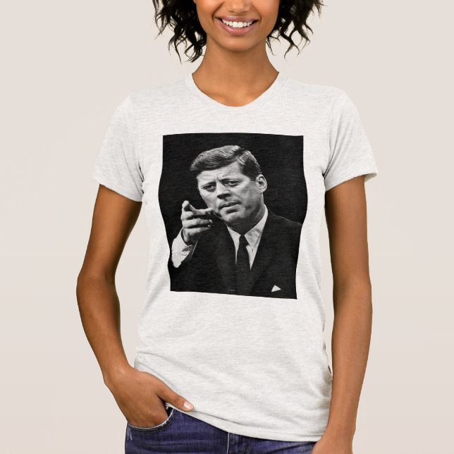 Fotografie von John F. Kennedy 3 T-Shirt (Vorderseite)