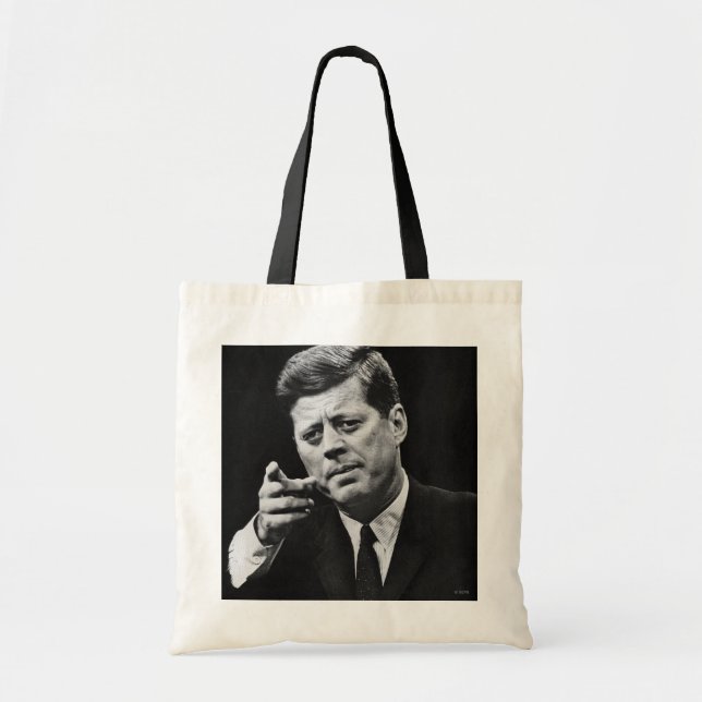 Fotografie von John F. Kennedy 3 Tragetasche (Vorne)