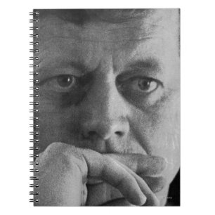 Fotografie von John F. Kennedy Notizblock