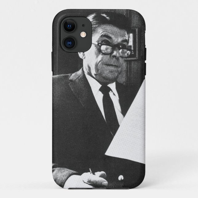 Fotografie von Ronald Reagan Case-Mate iPhone Hülle (Rückseite)