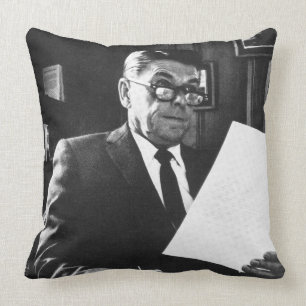 Fotografie von Ronald Reagan Kissen