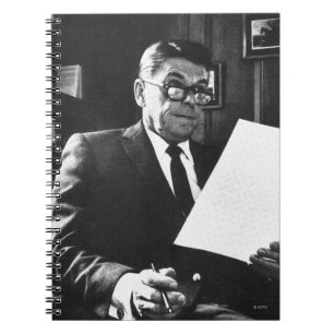 Fotografie von Ronald Reagan Notizblock