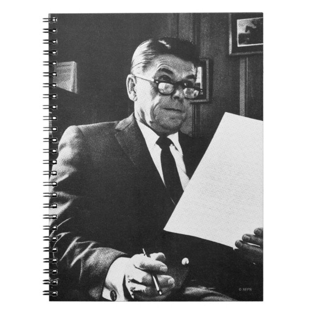 Fotografie von Ronald Reagan Notizblock (Vorderseite)