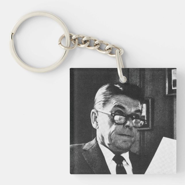 Fotografie von Ronald Reagan Schlüsselanhänger (Vorderseite)