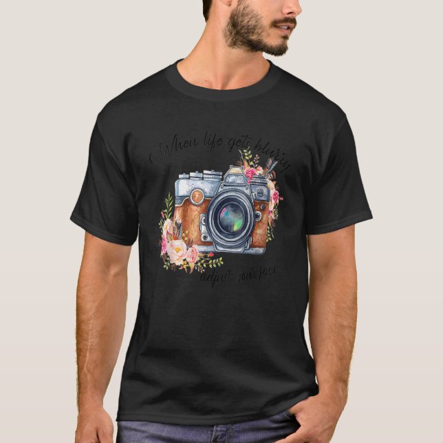 Fotografie, wenn das Leben verschwommen wird, pass T-Shirt (Vorderseite)