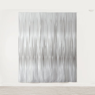 Fotografie White Silver Chic Imitate Tinsel Hinter Wandteppich
