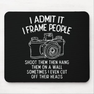 Fotografie-Zitat Horror gruselig Halloween Retro Mousepad