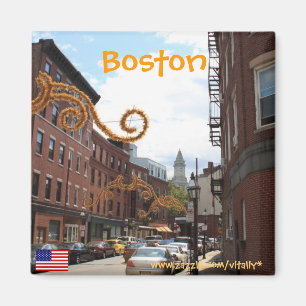 Fotografiemagnet Bostons Massachusetts Magnet