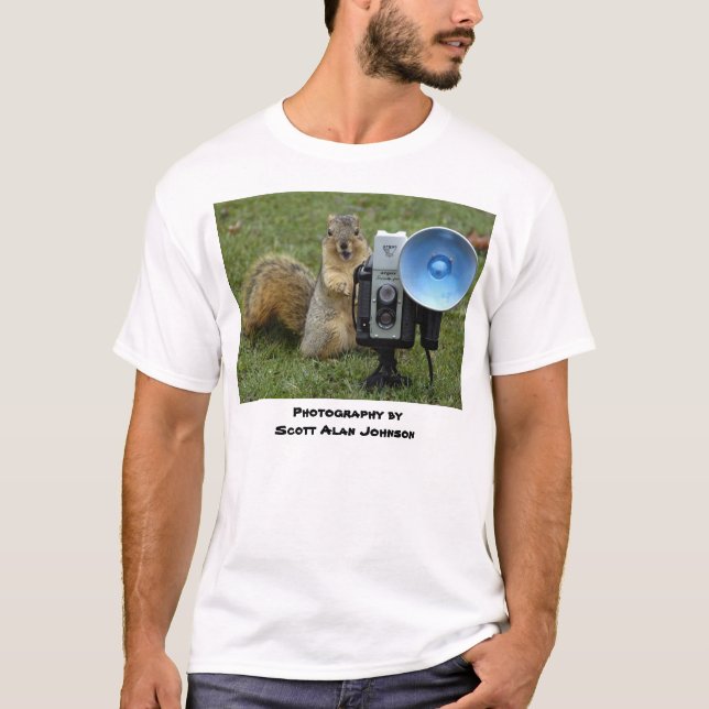 Fotografieren von Eichhörnchen byScott Alan T-Shirt (Vorderseite)