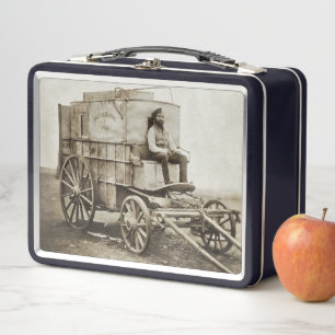 Fotografiewagen von Roger Fenton Photo Realismus Metall Brotdose
