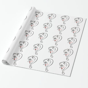 Fotografin Geschenkpapier