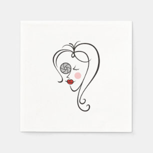 Fotografin Serviette