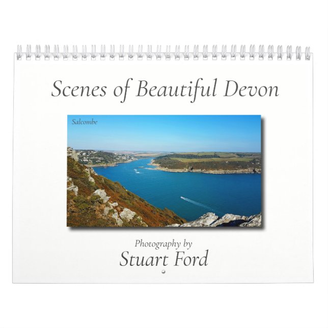 Fotografische Szenen von Beautiful Devon, England  Kalender (Titelbild)