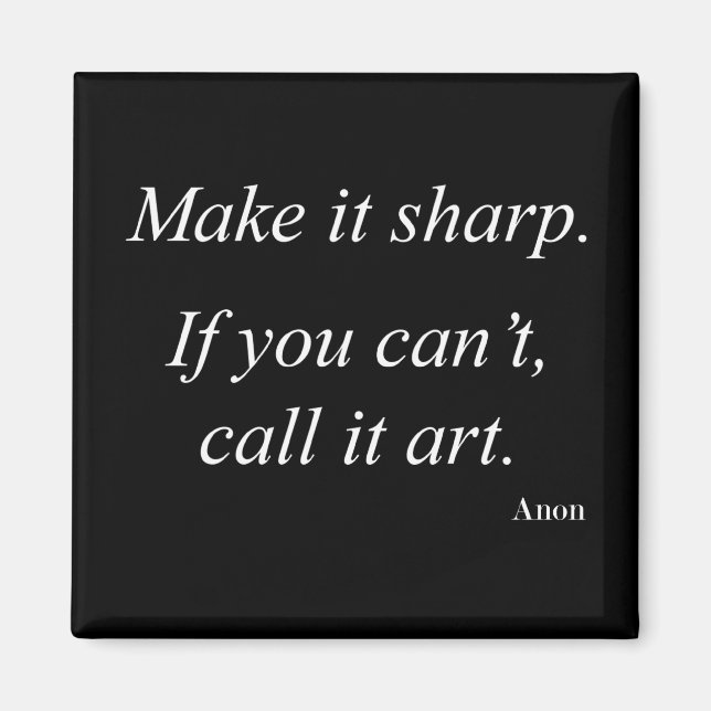 Fotografischer Anführungsmagnet Magnet (Vorne)