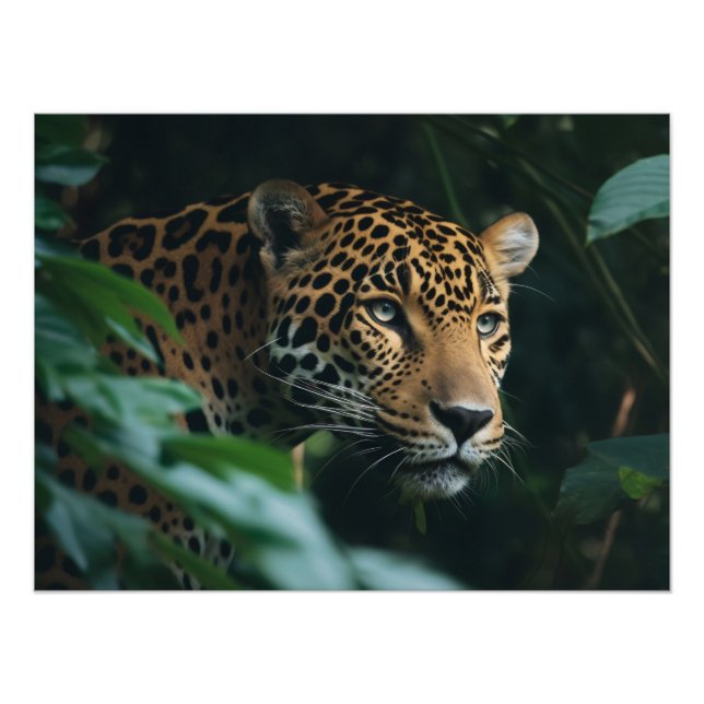 Fotografischer Druckleopard Fotodruck (Vorne)