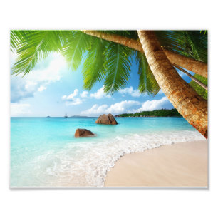 Fotografisches Print-Tropical Beach Foto Print