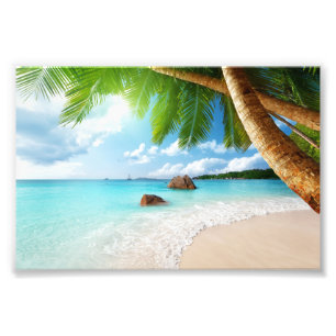 Fotografisches Print-Tropical Beach Foto Print