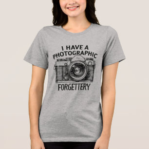 Fotografisches Vergessen Tri-Blend Shirt