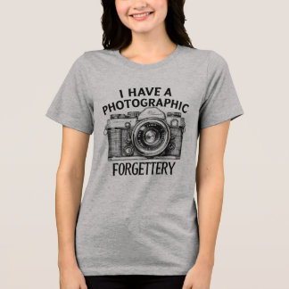 Fotografisches Vergessen Tri-Blend Shirt