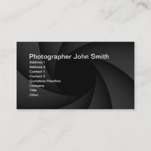 FotografmembranVisitenkarte Visitenkarte