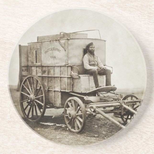 Fotografy Wagon Roger Fenton Foto Realism Getränkeuntersetzer (Vorne)