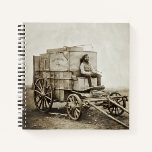 Fotografy Wagon Roger Fenton Foto Realism Notizbuch