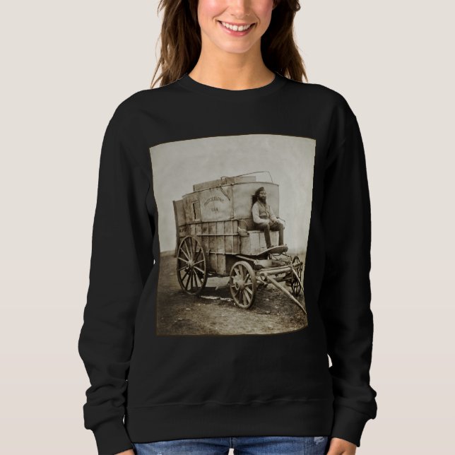 Fotografy Wagon Roger Fenton Foto Realism Sweatshirt (Vorderseite)